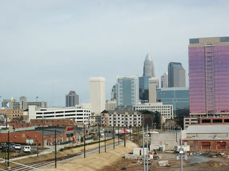Charlotte, NC Uptown from Southend photo, picture, image (North