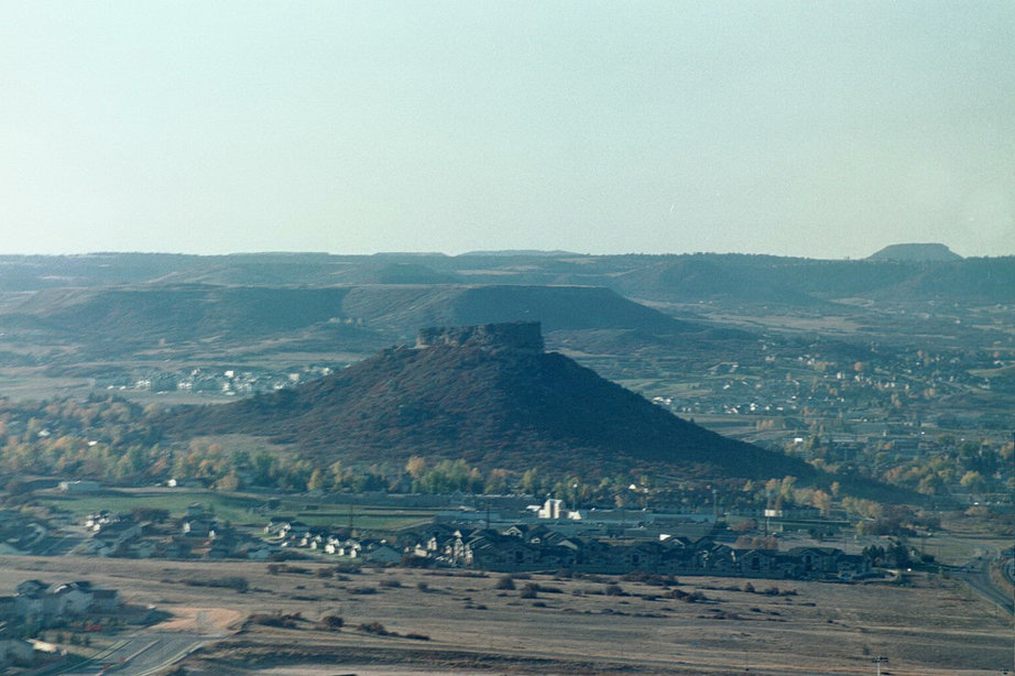 Castle Rock, CO Looking at Castle Rock from Sunstone Ln. in Diamond
