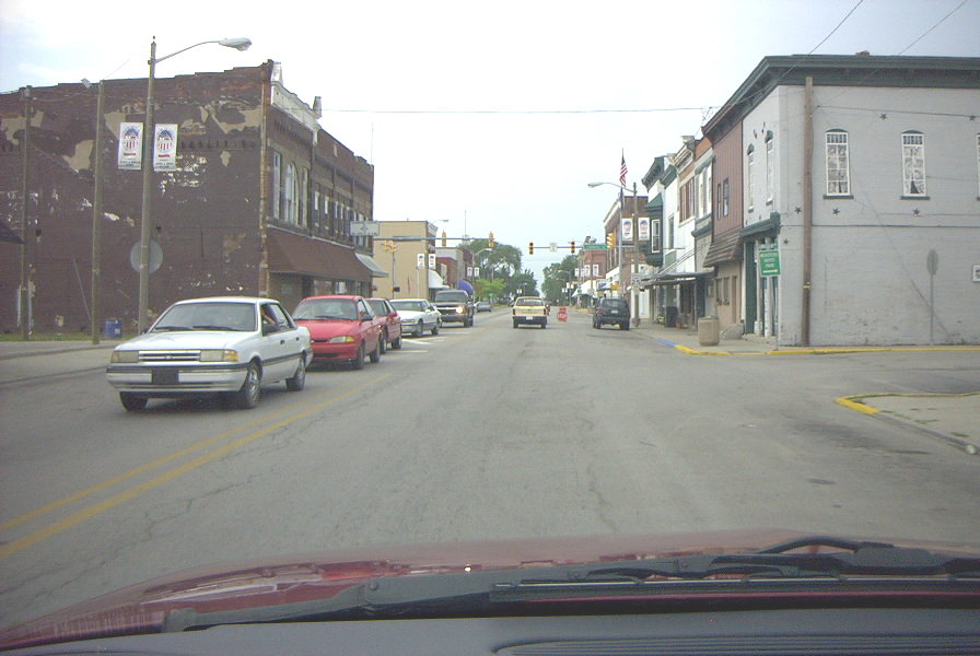 Dunkirk, IN South bound thru town photo, picture, image (Indiana) at