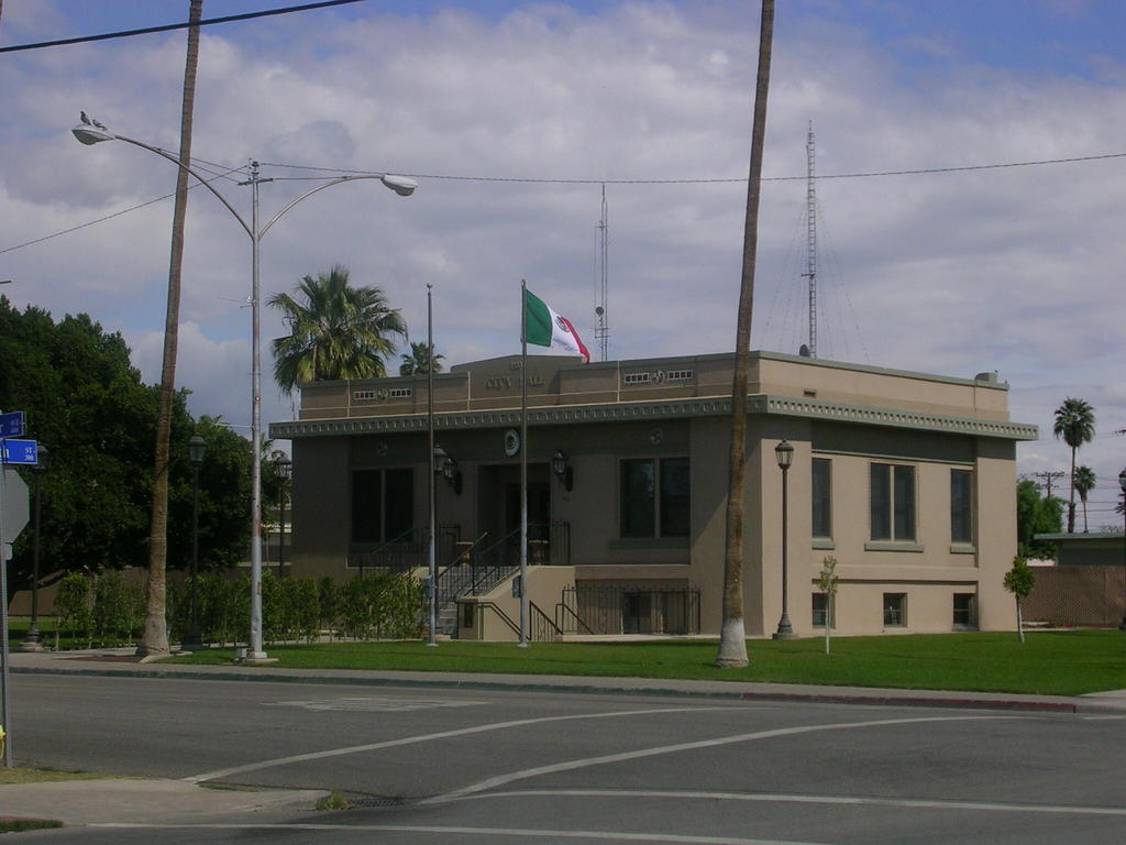 Calexico, CA Calexico City Hall. I lived in a cabin in Arrowhead