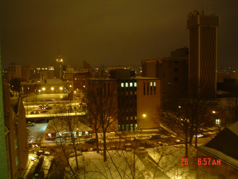 Youngstown, OH Downtown youngstown from top floor of Maag library