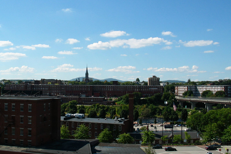 Manchester, NH Manchester Mills on West Side photo, picture, image