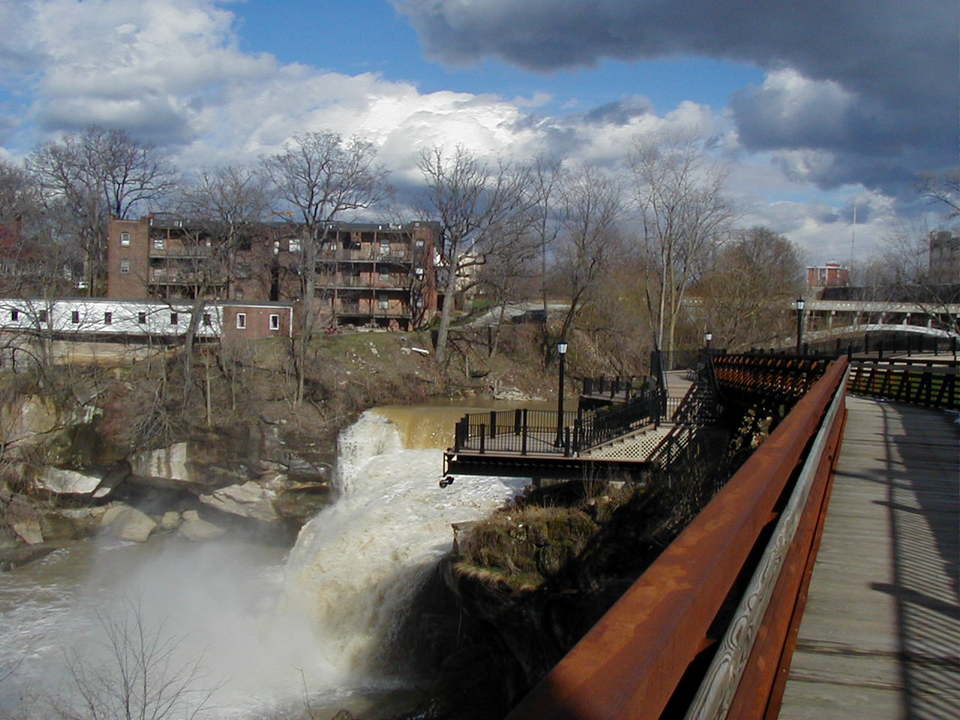 Elyria, OH High water by the lookout photo, picture, image (Ohio) at