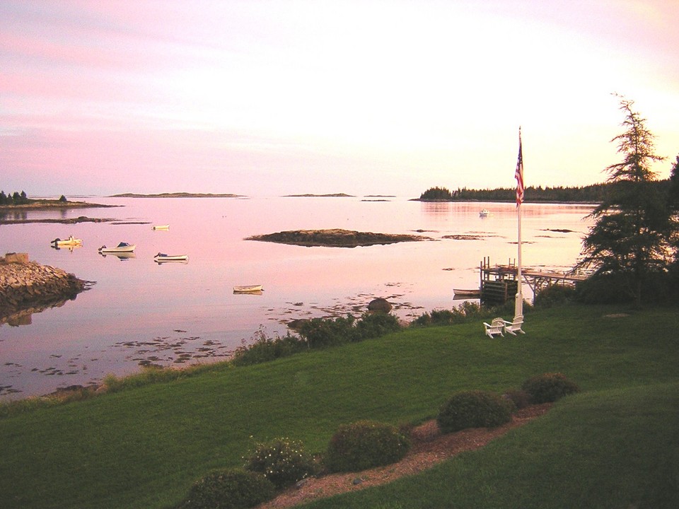 Vinalhaven, ME Sunset at Roberts Harbor, Vinalhaven Island, Maine