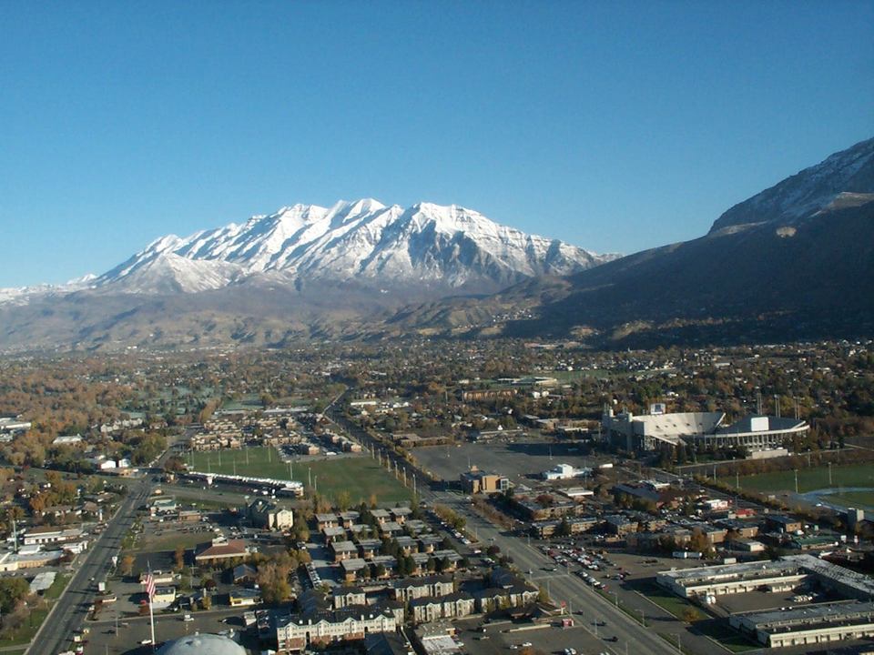 Provo, UT Looking northnortheast towards Mt. Timpanogos. photo