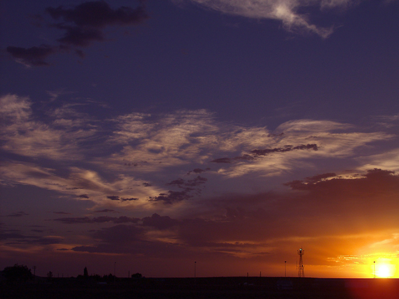 Holbrook, AZ Holbrook sunset looking over airport photo, picture
