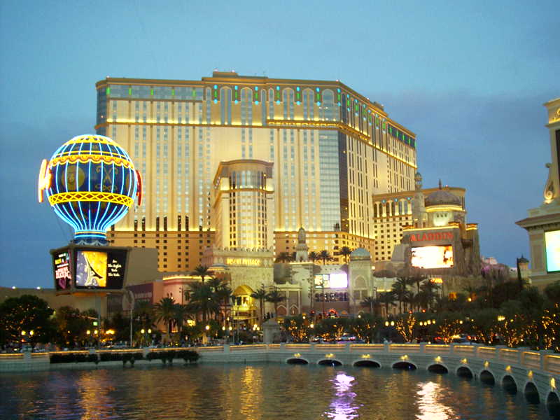 Las Vegas, NV Paris at night photo, picture, image