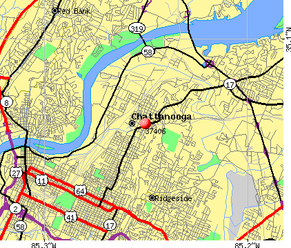 25 Map Of Chattanooga Zip Codes Maps Online For You
