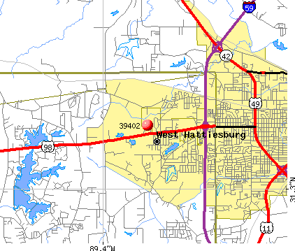 39402 Zip Code (Hattiesburg, Mississippi) Profile - homes 