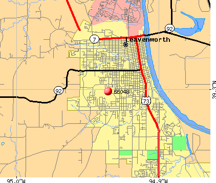 Map Of Leavenworth Kansas