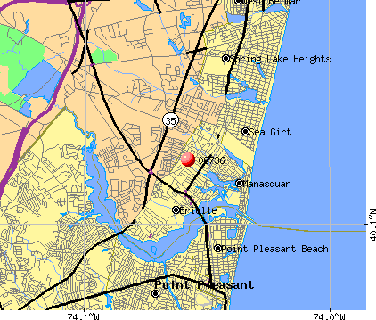 Map Of Manasquan Nj 08736 Zip Code (Manasquan, New Jersey) Profile - Homes, Apartments, Schools, Population, Income, Averages, Housing, Demographics, Location, Statistics, Sex Offenders, Residents And Real Estate Info