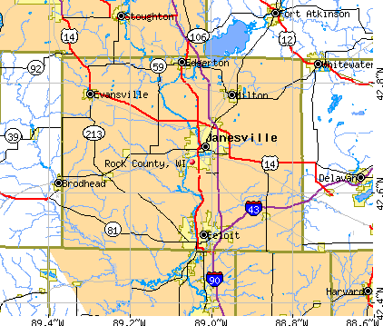 Rock County, Wisconsin detailed profile - houses, real estate, cost of