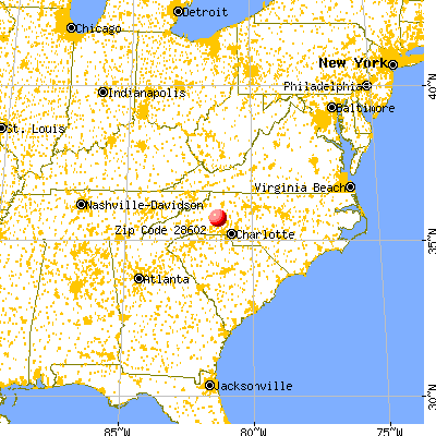28602 Zip Code (Hickory, North Carolina) Profile homes, apartments