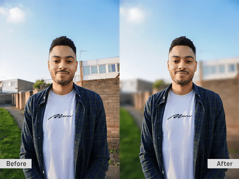4 Easy steps to blur the background of a picture in PicsArt Quick