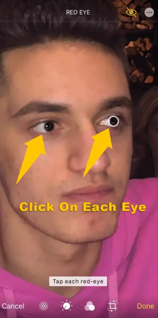 How to Remove Red Eye in Photo Magically for Free Picsfast