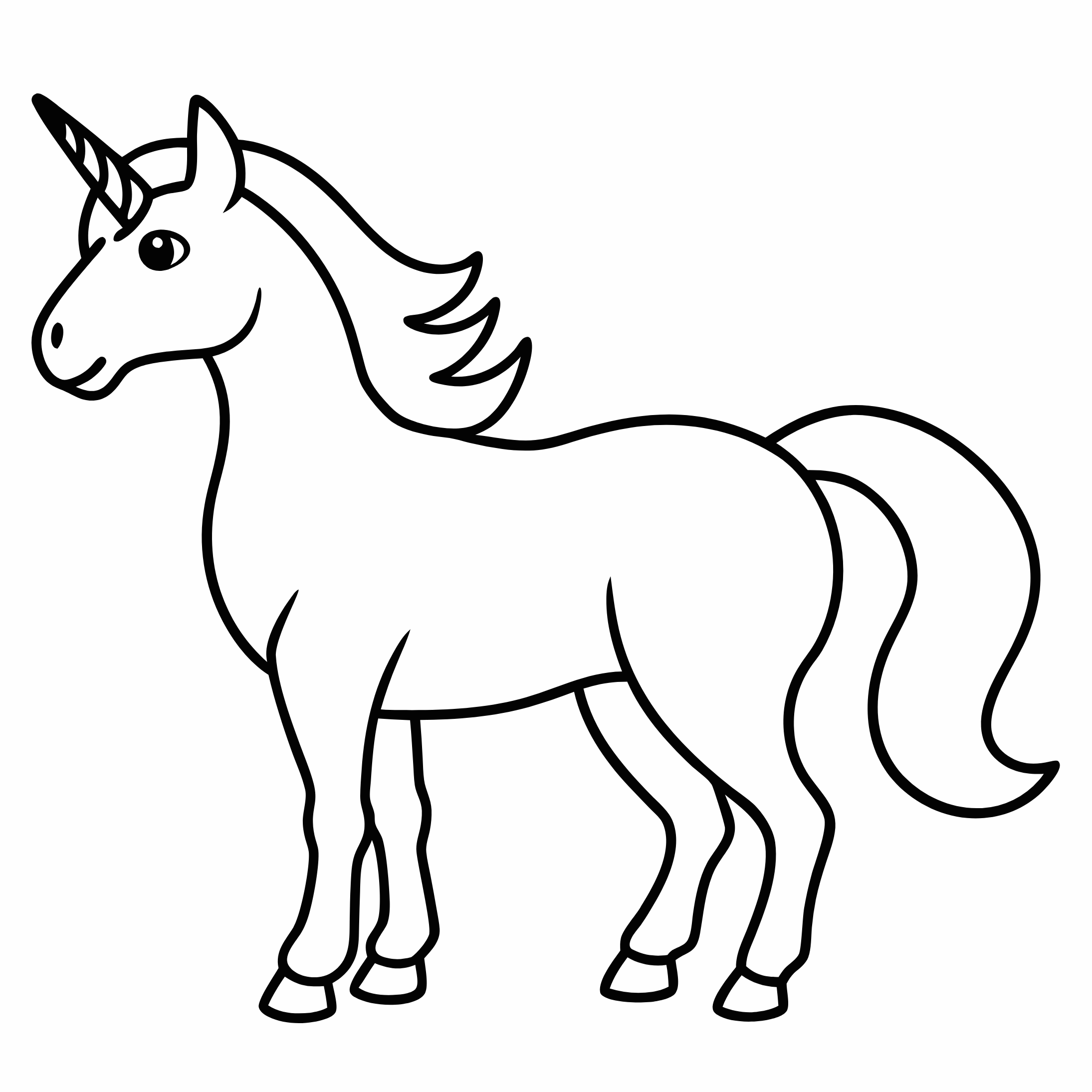 Unicorn Coloring Pages, Unicorn Coloring Page, Fun Kids Coloring, Free