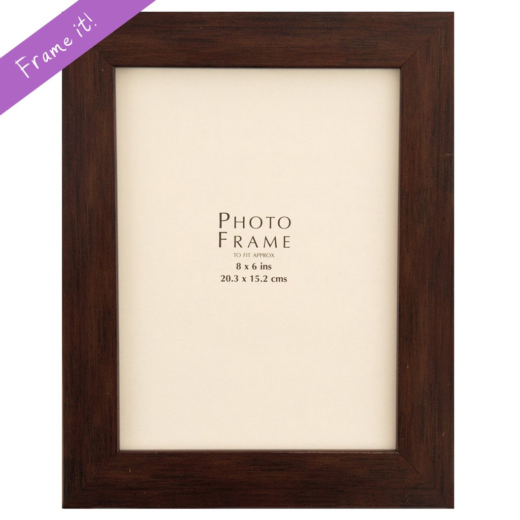 Dark Wood Medium Frame Picture Frames Direct