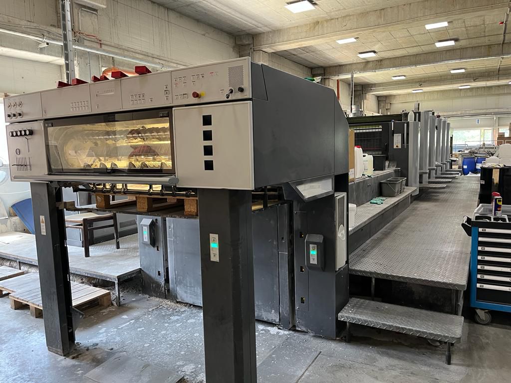 Detail of used printing machine HEIDELBERG SM CD 102 5 LX ref.74557