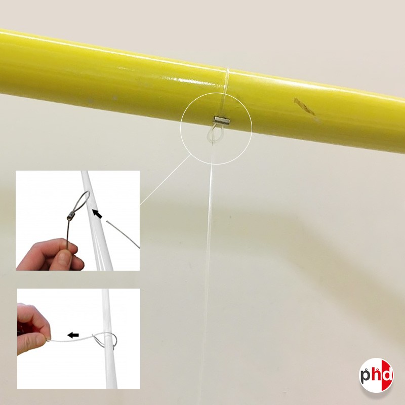 Beam Picture Mirror Hanging Wire & Hook Set No Nails, No Damage