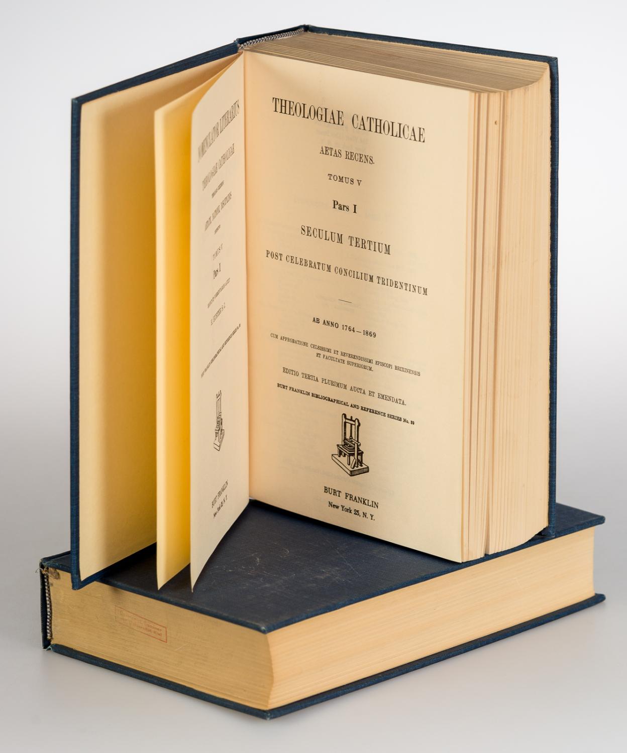 Theologiae Catholicae. Aetas Recens. Vol. V/Pars II. 1. Selucum Tertium