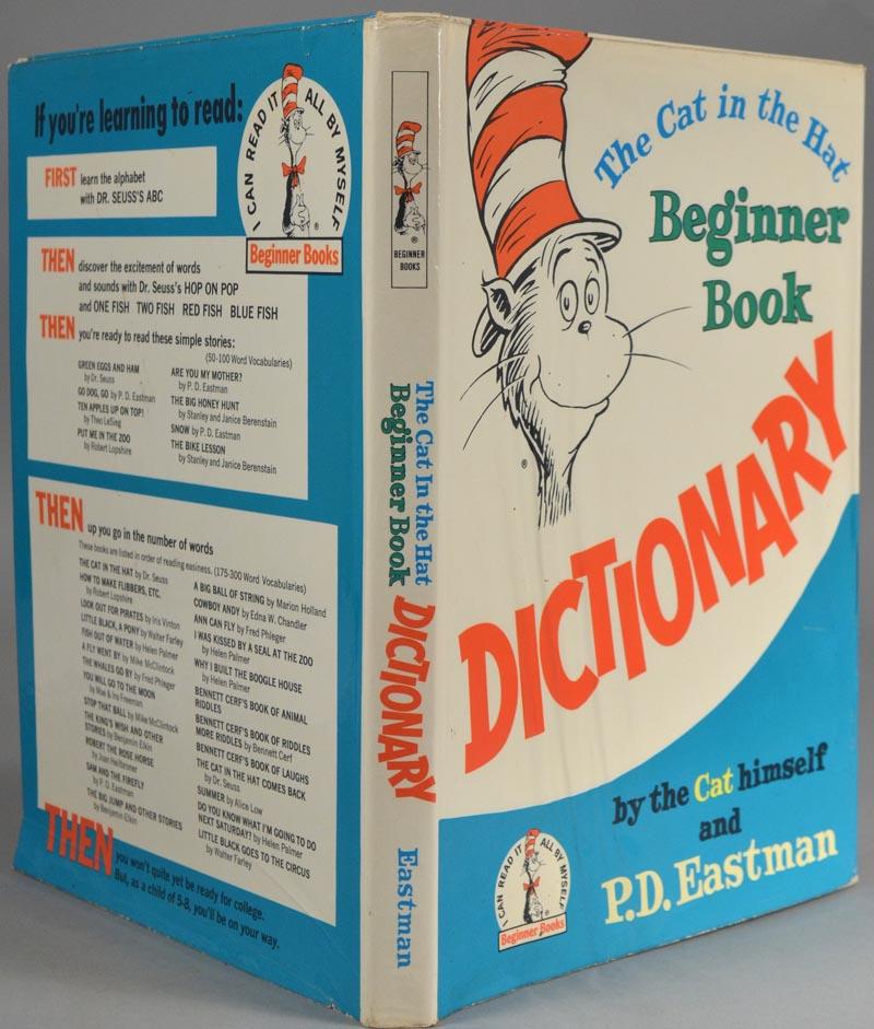 CAT IN THE HAT BEGINNER BOOK DICTIONARY by SEUSS, Dr (1964) Boston Book Company, Inc. ABAA