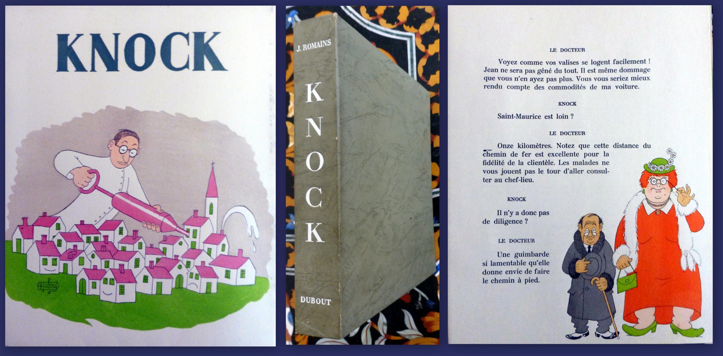 Knock ou Le Triomphe de la Médecine. par ROMAINS (Jules), DUBOUT ill
