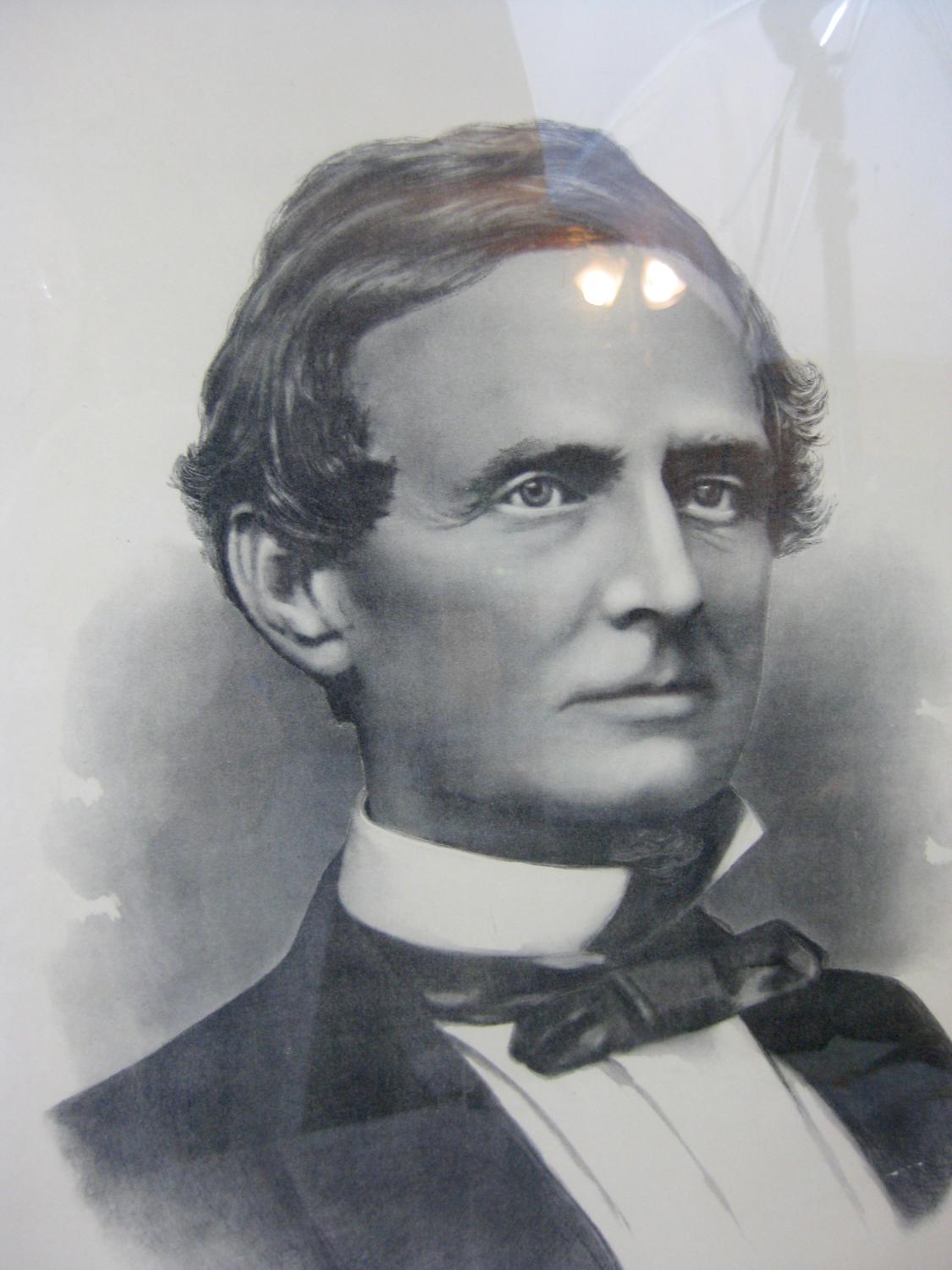 ART] JEFFERSON DAVIS President Confederate States of America, 18611865 (Portrait lithograph