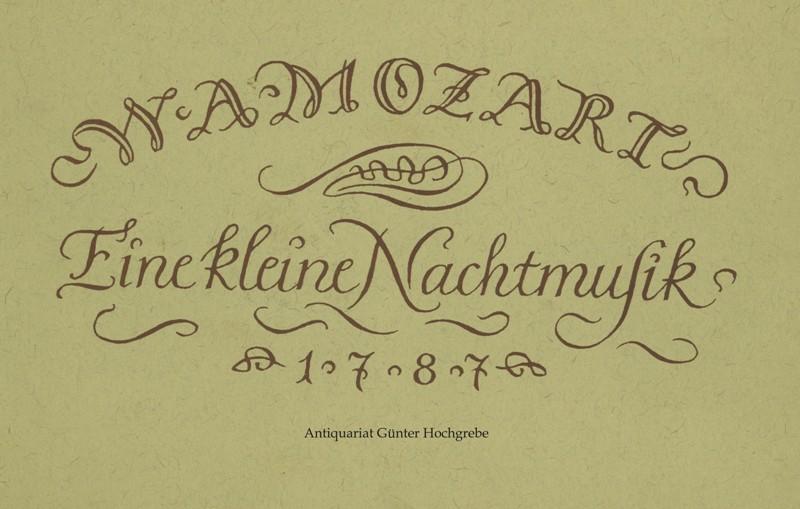 eine kleine nachtmusik kv von mozart ZVAB