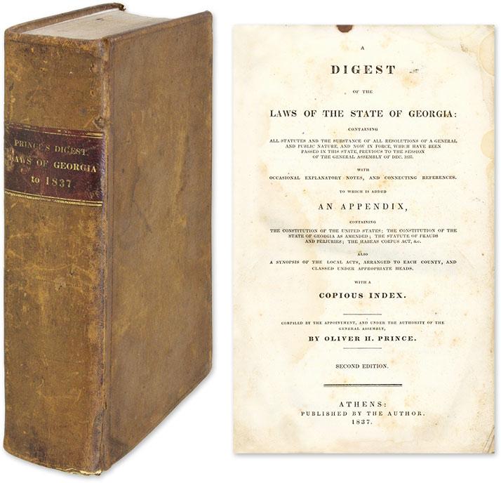 A Digest of the Laws of the State of Containing All Statutes by Prince, Oliver