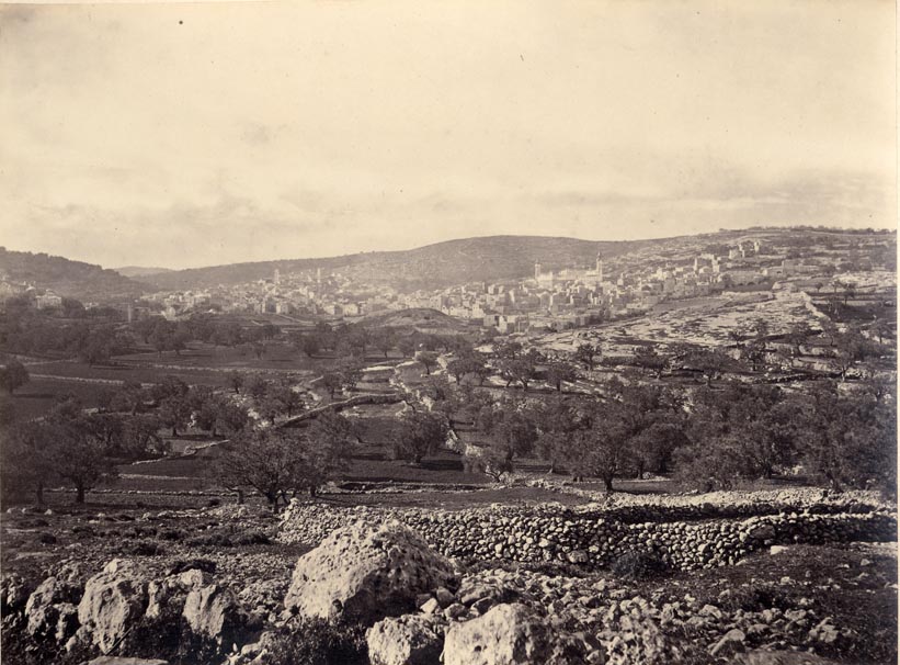 Hebron, and the Plain of Mamre, with Mosque Covering the Cave of