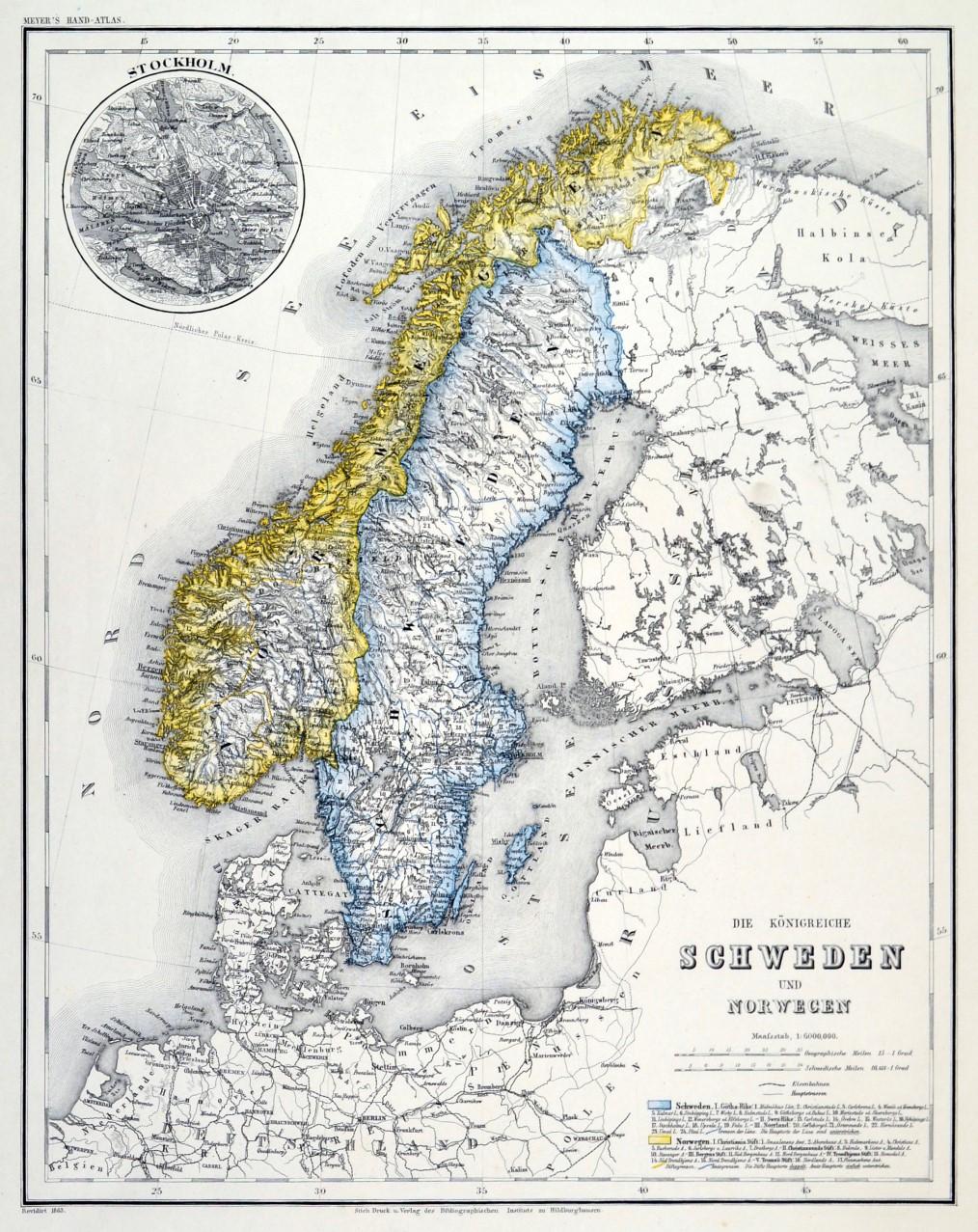 skandinavien karte die ZVAB