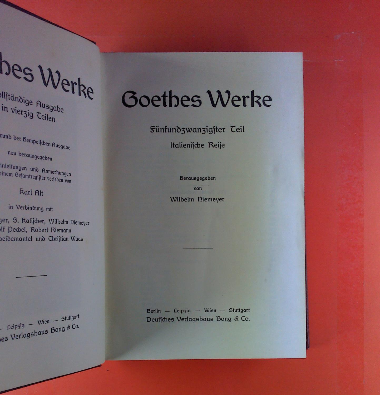 9783518224731: Italienische Reise: 3518224735 AbeBooks