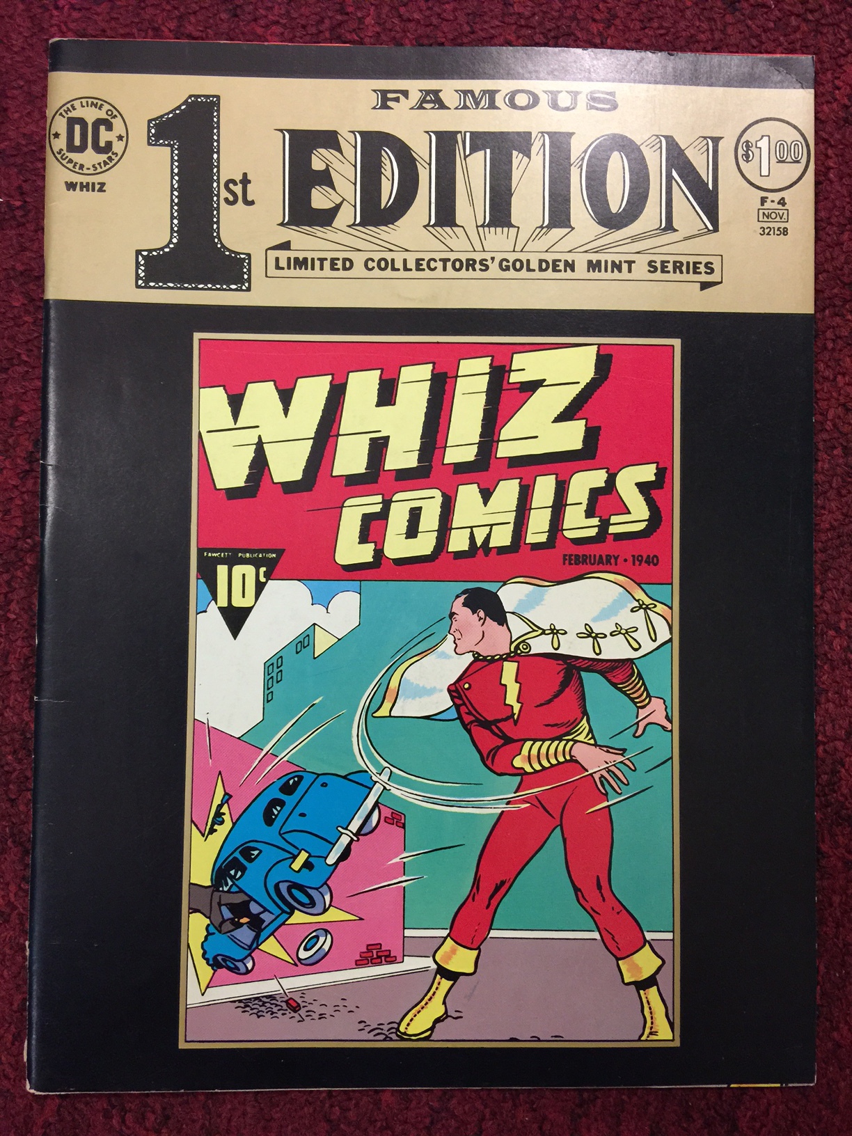 Famous First Edition Whiz 11974 Treasury Edition comic book (1974