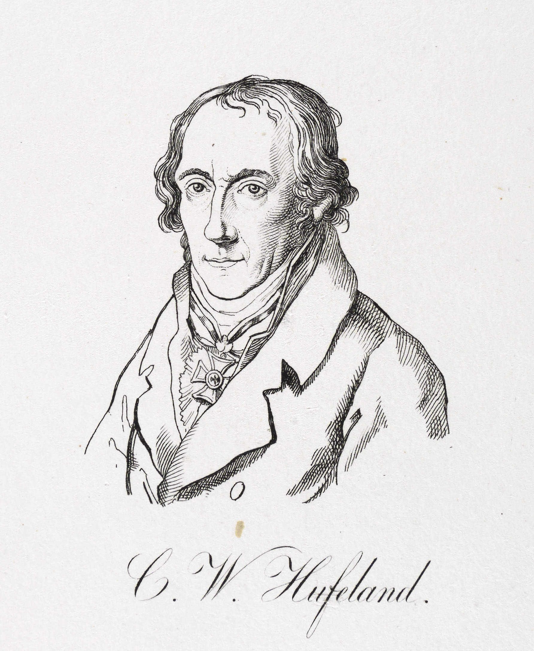 Hufeland, Christoph Wilhelm. Bildnis. "C.W. Hufeland". 0. Art