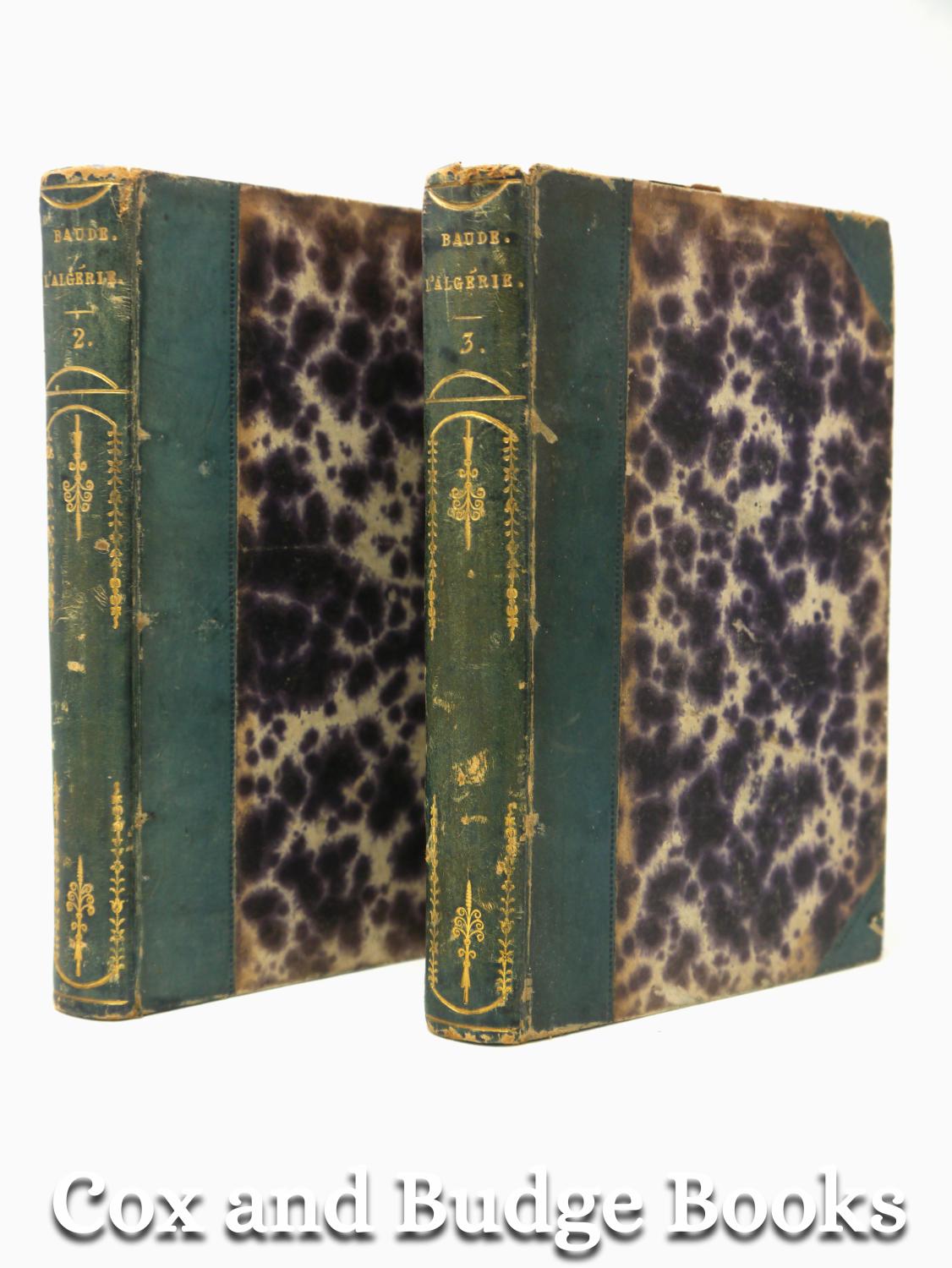 L'Algérie (Algeria) by Baron Jean Jacques Baude Good Half Leather