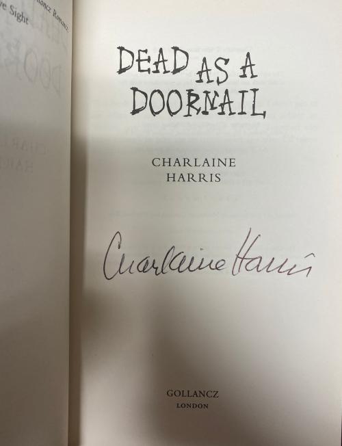 Dead as a Doornail by Charlaine Harris First UK Edition, File Copy