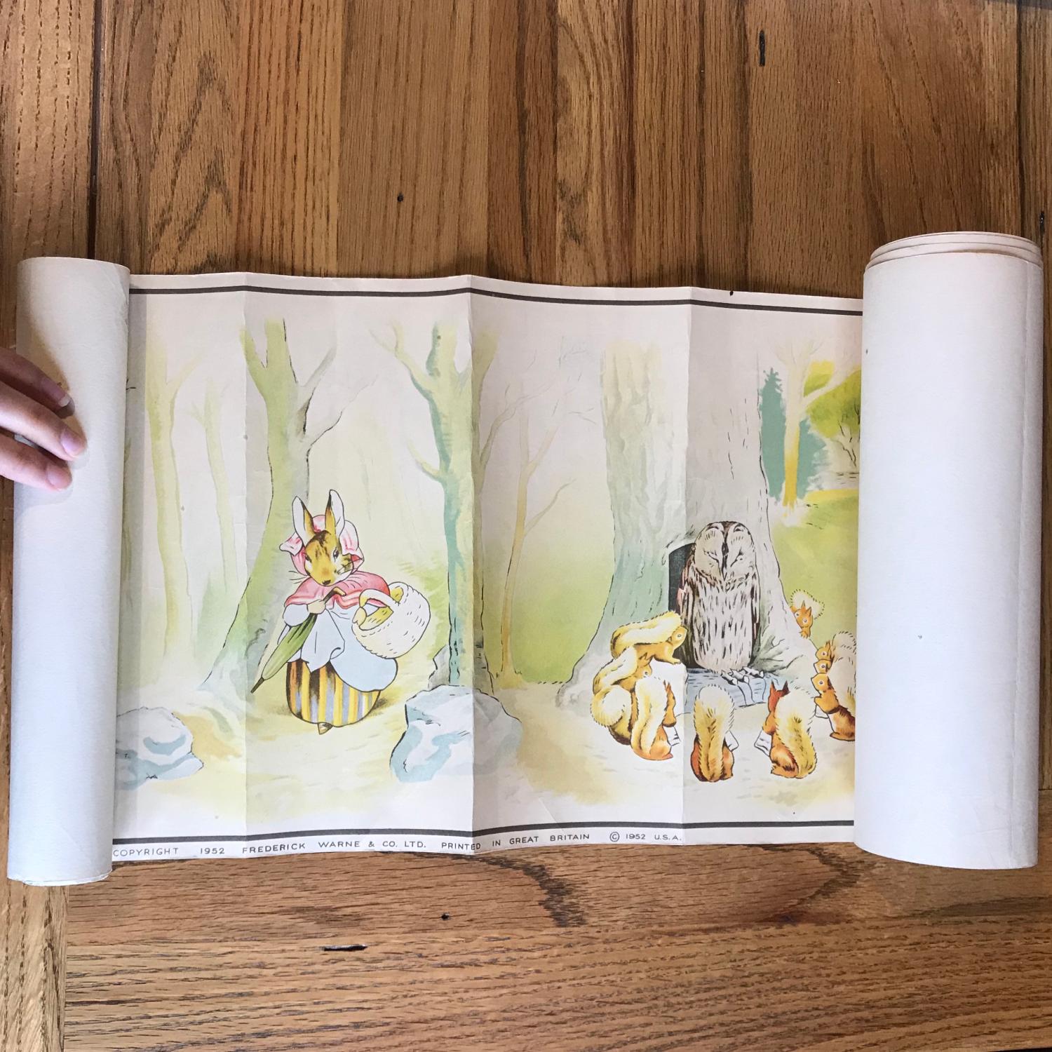 Peter Rabbit and Friends Nursery Wallpaper Frieze/Border