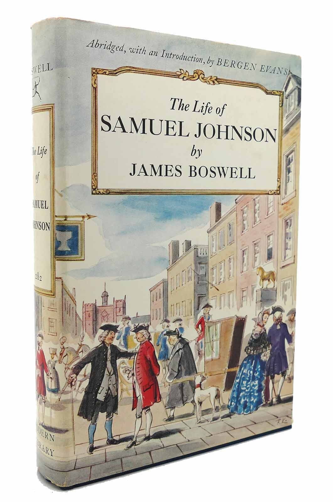 THE LIFE OF SAMUEL JOHNSON Modern Library No. 282 by James Boswell