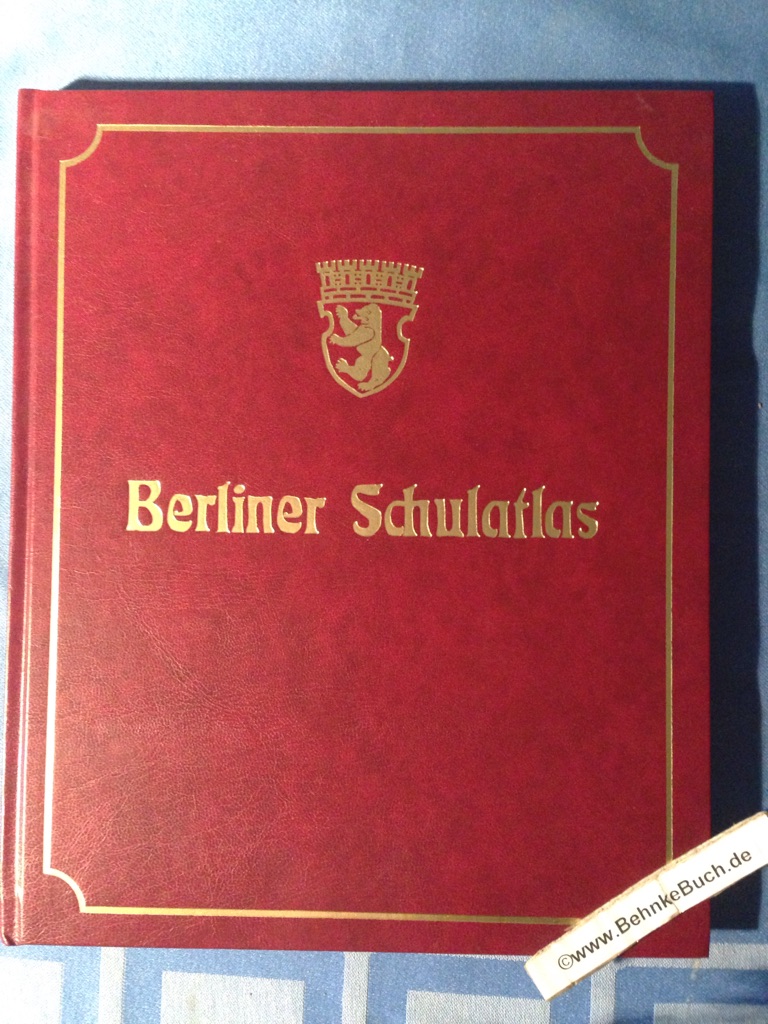German School Atlas. Reprint of the Berlin ORIG. issue.