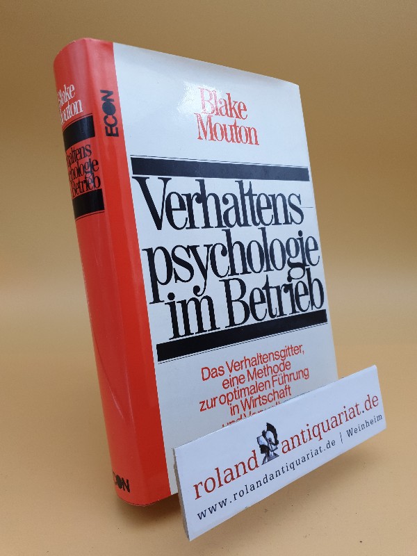 verhaltenspsychologie im betrieb das von blake ZVAB