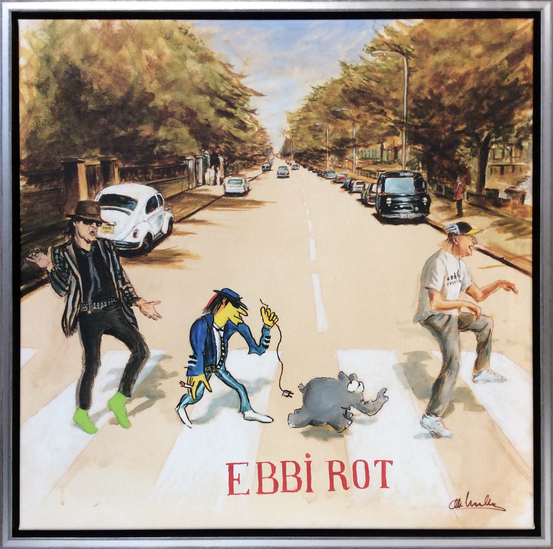 Ebbi Rot Von Otto Waalkes Von Otto Waalkes Signed By Author S Kunst Nbsp Nbsp Grafik Nbsp Nbsp Poster Kunstverlag Christoph Falk