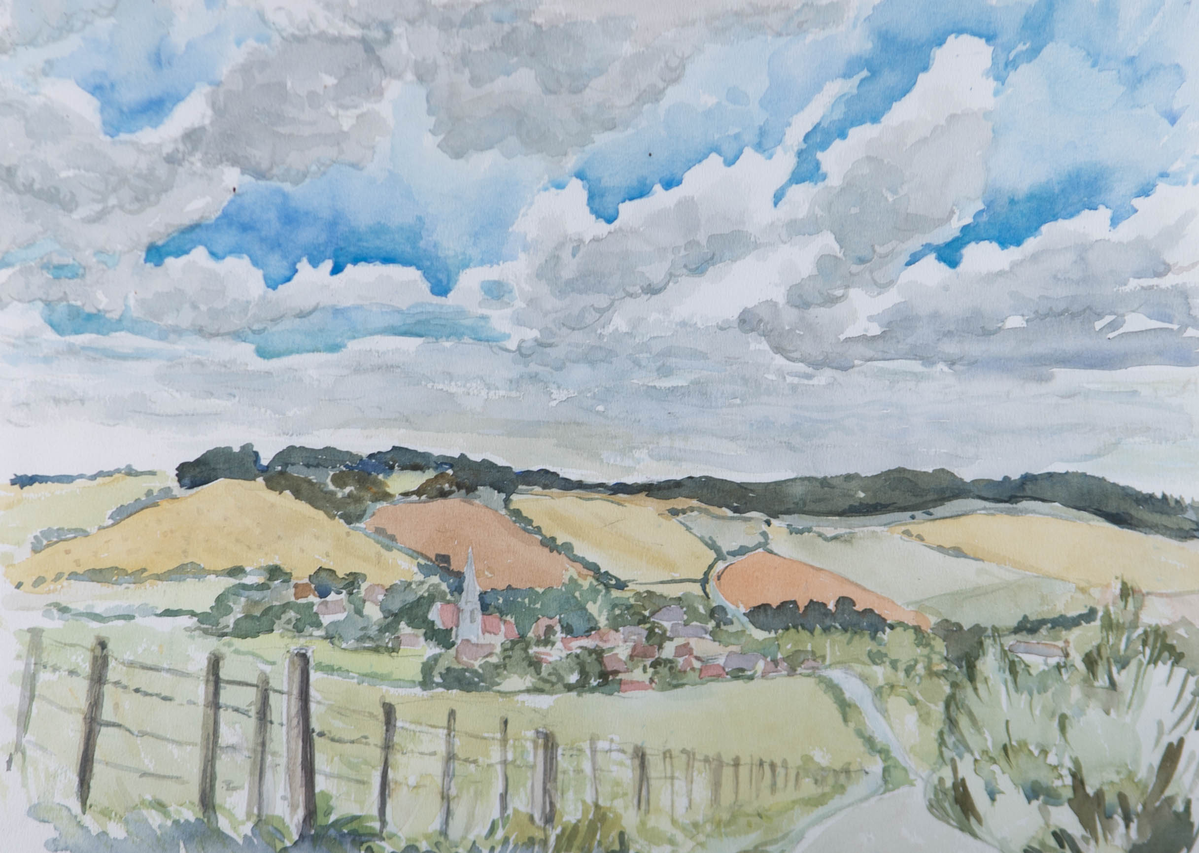 Edmund NevilleRolfe (19202015) 20th Century Watercolour, View of