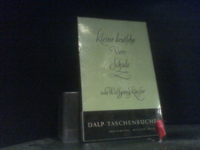 Kleine deutsche Versschule. (1971 edition) Open Library