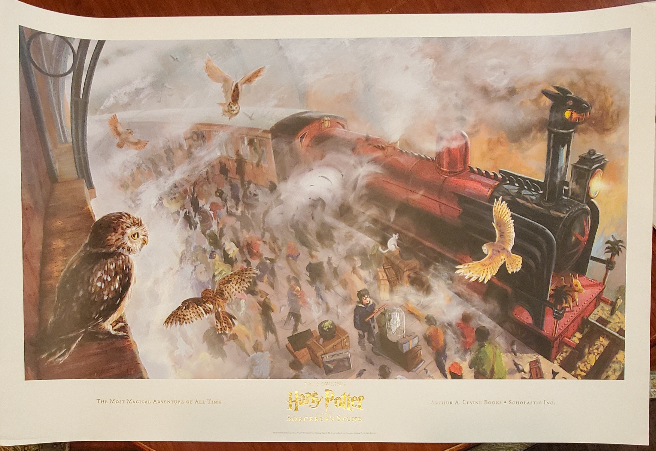 Harry Potter and the Sorcerer's Stone The Illustrated Edition [20" x