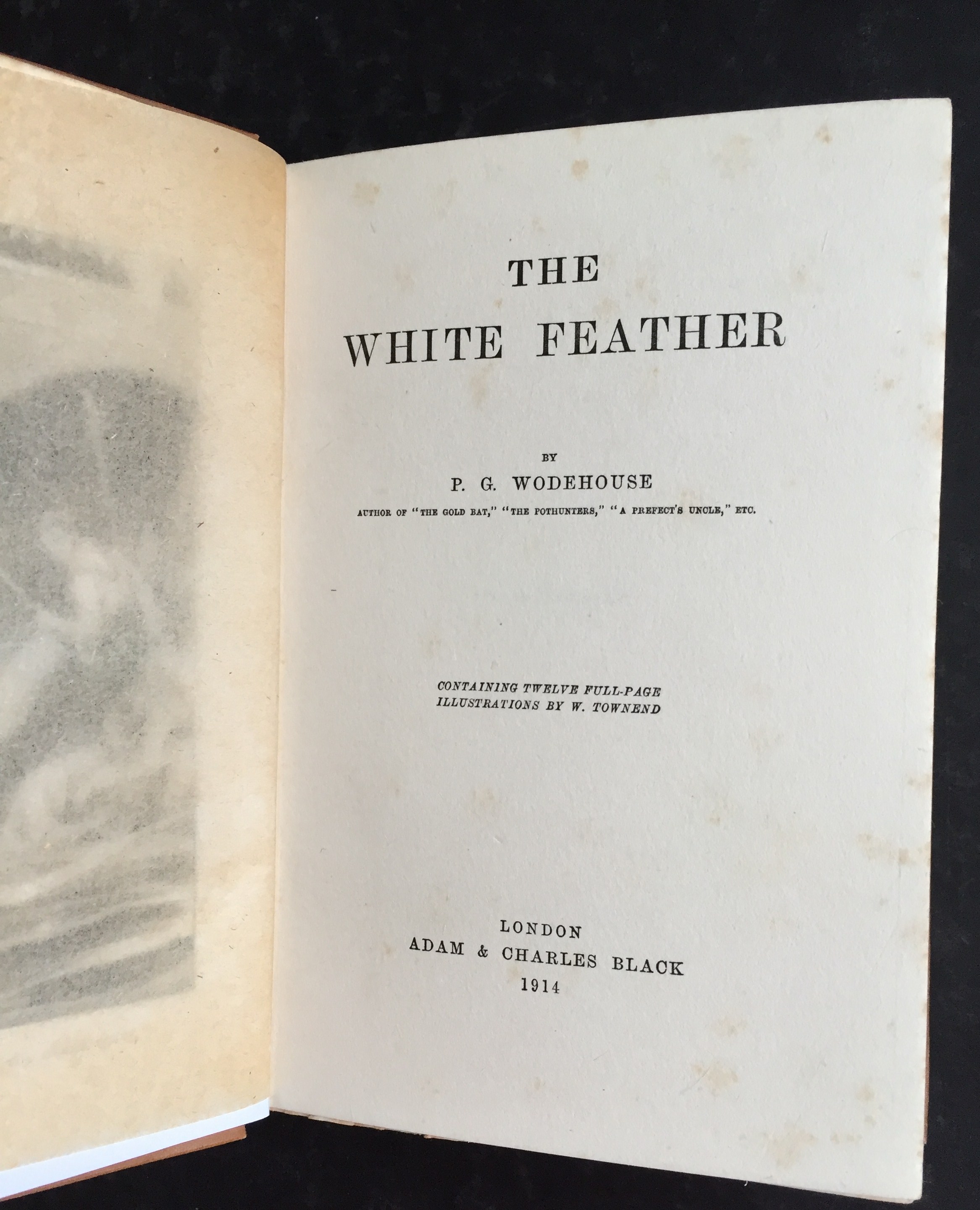The White Feather by Wodehouse, P. G. Good Hard Cover (1914) Early