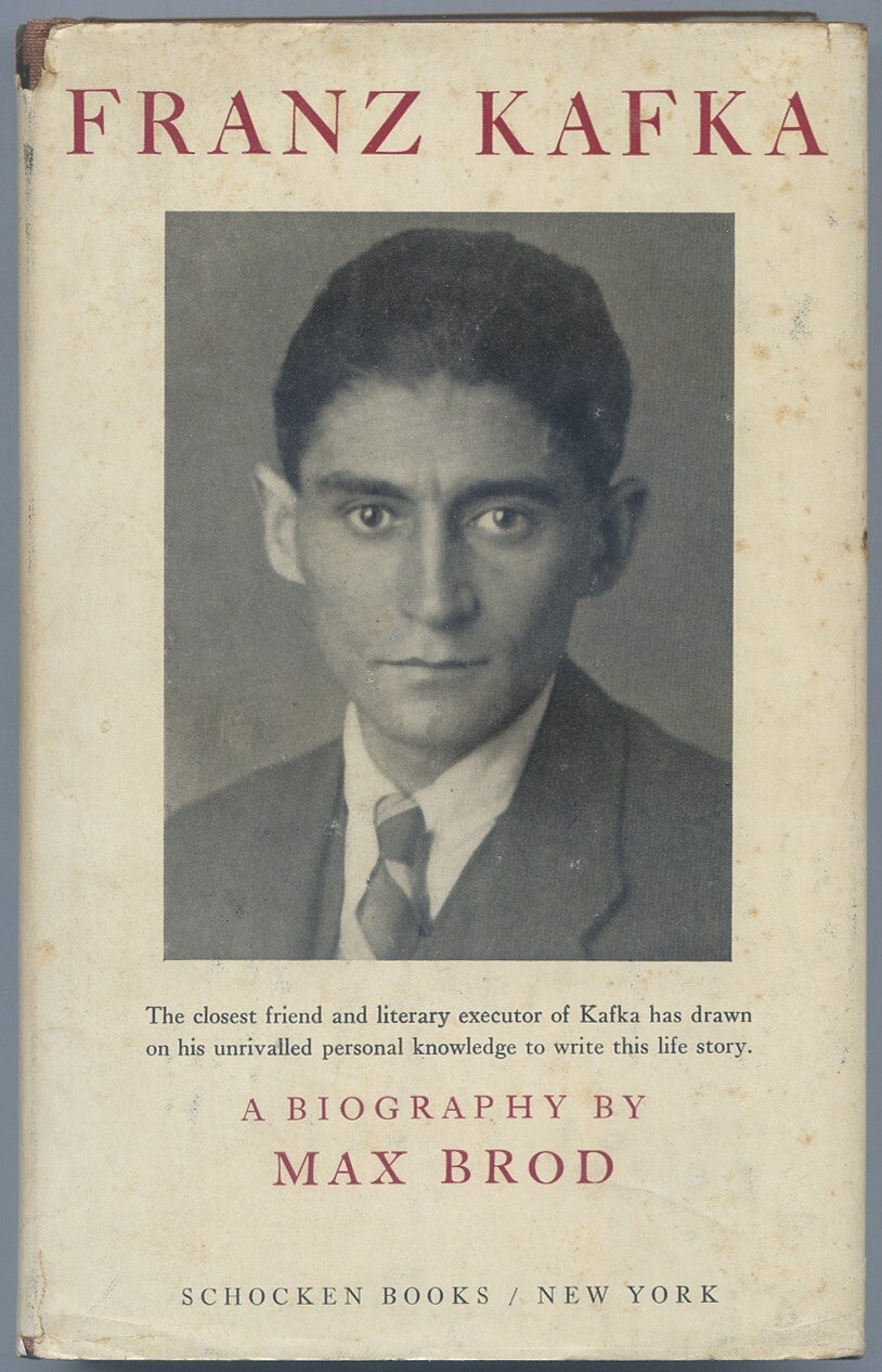 Franz Kafka. A Biography by BROD, Max Fine Hardcover (1947) Between the CoversRare Books