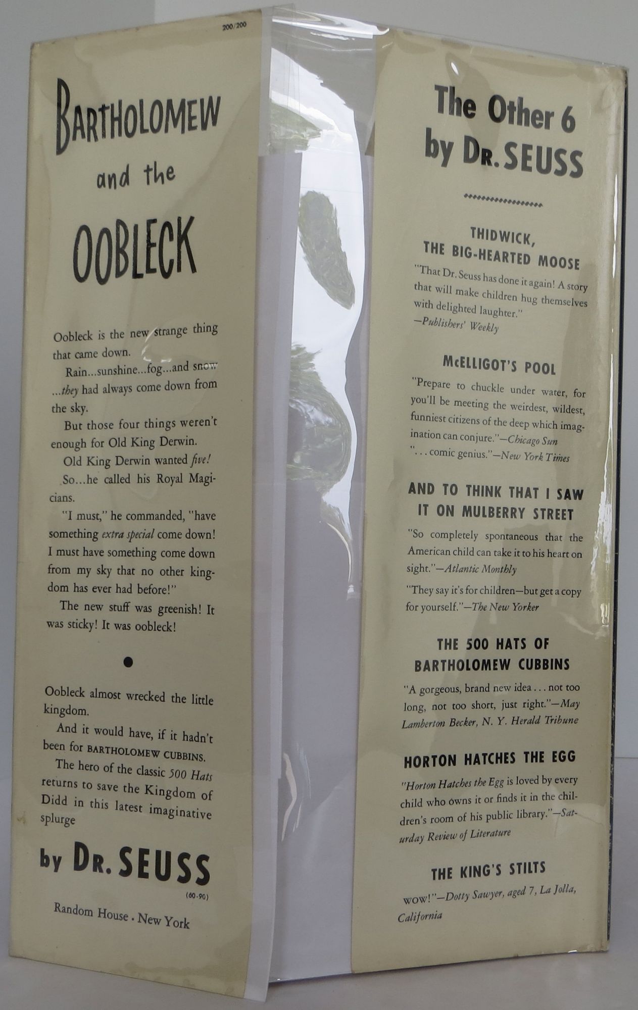 Bartholomew and the Oobleck by Seuss, Dr: Fine hardcover (1949) First