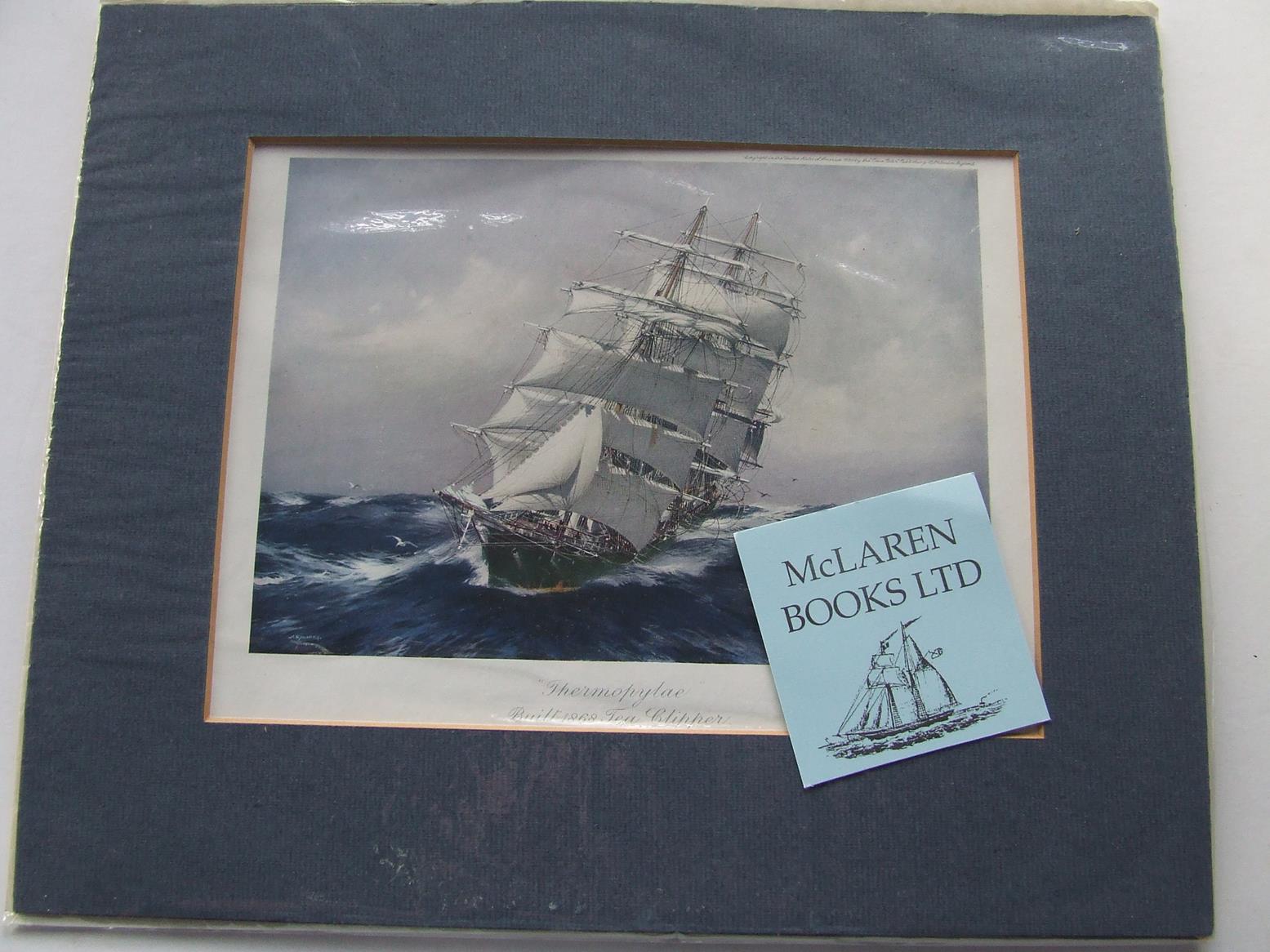 Sailing Ship Print 'Thermopylae' [famous tea clipper built 1868] by