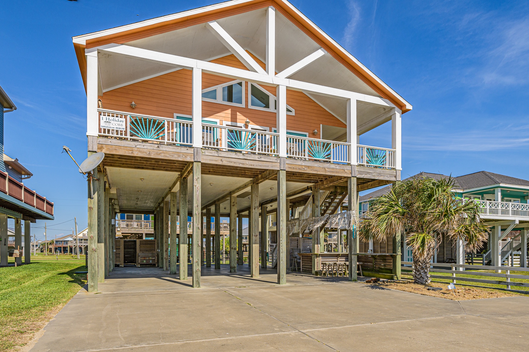 1 Holiday Vacation Rental in Crystal Beach,TX Cobb Real Estate