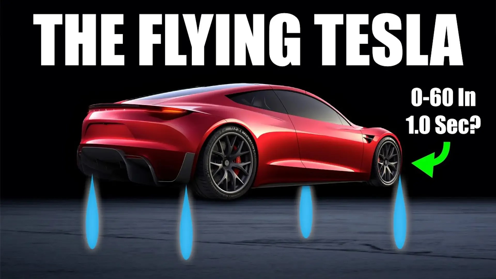Engineering Explained Says The Tesla Roadster Can Get To 60 Mph In 1.1 Seconds With Spacex Thrusters